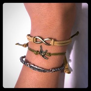 Three piece bracelet set